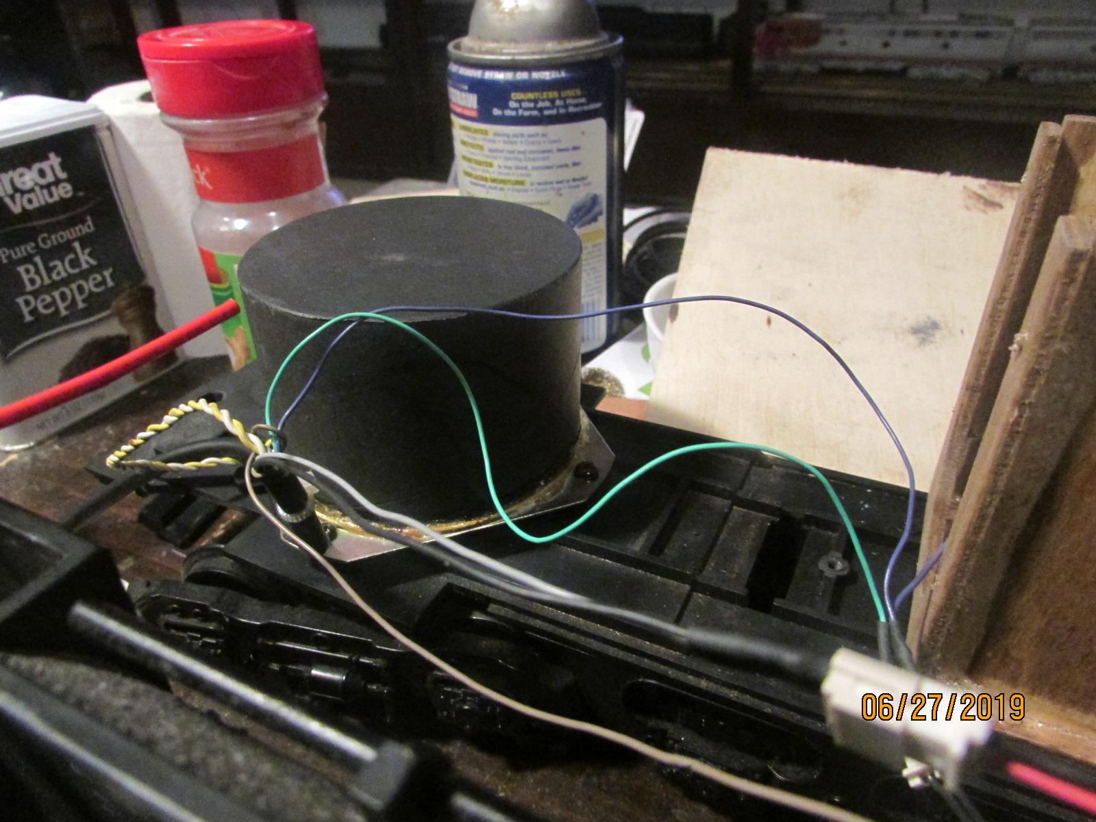 MTH DCS Explorer for battery power. G Scale Train