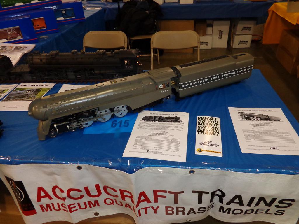 Accucraft 4-6-4 Dreyfuss Hudson in Development in 1:29