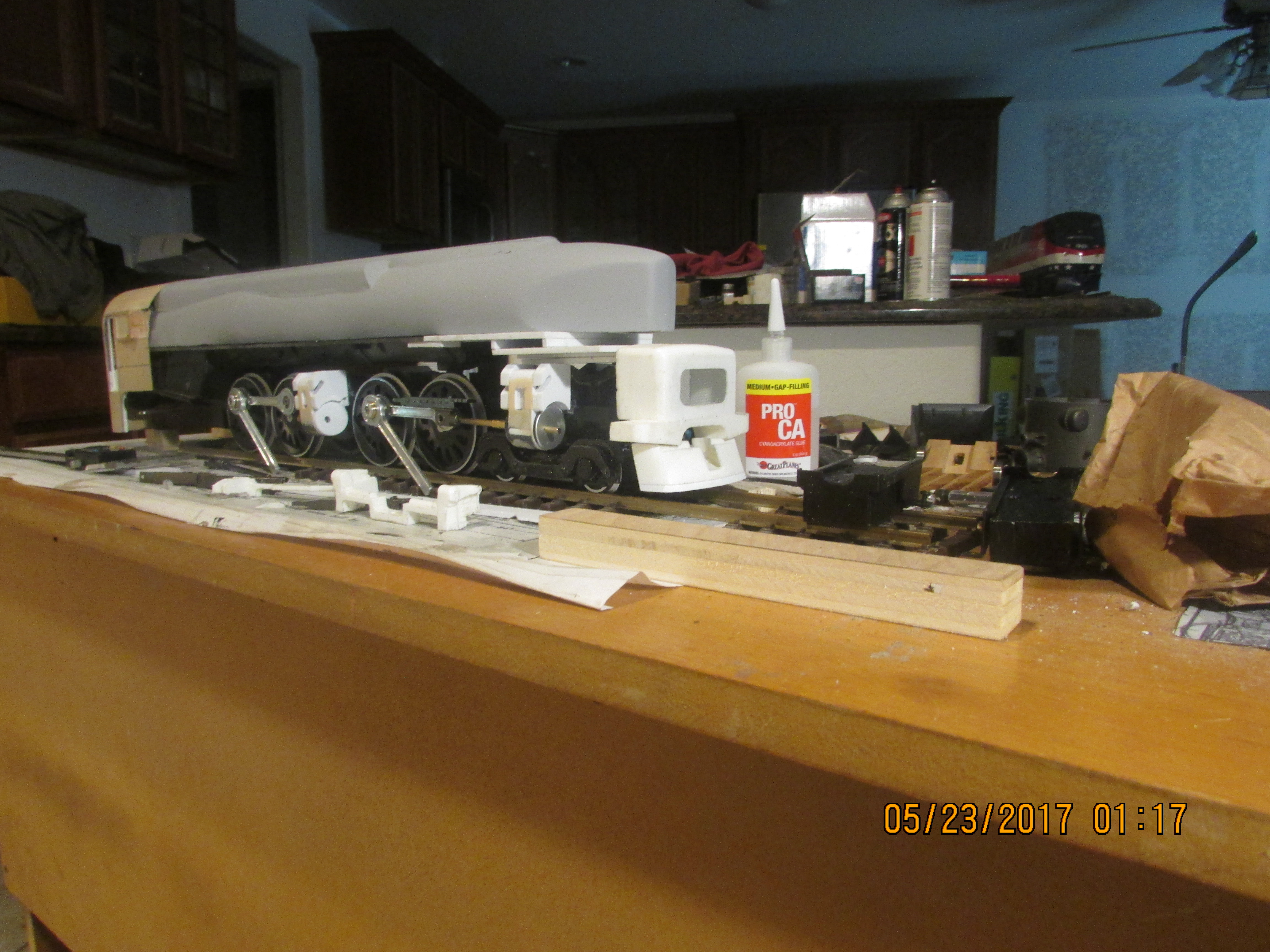 PRR T1 kitbash from 2 Hudsons - Page 5 - Kitbashing & Model Making - G ...