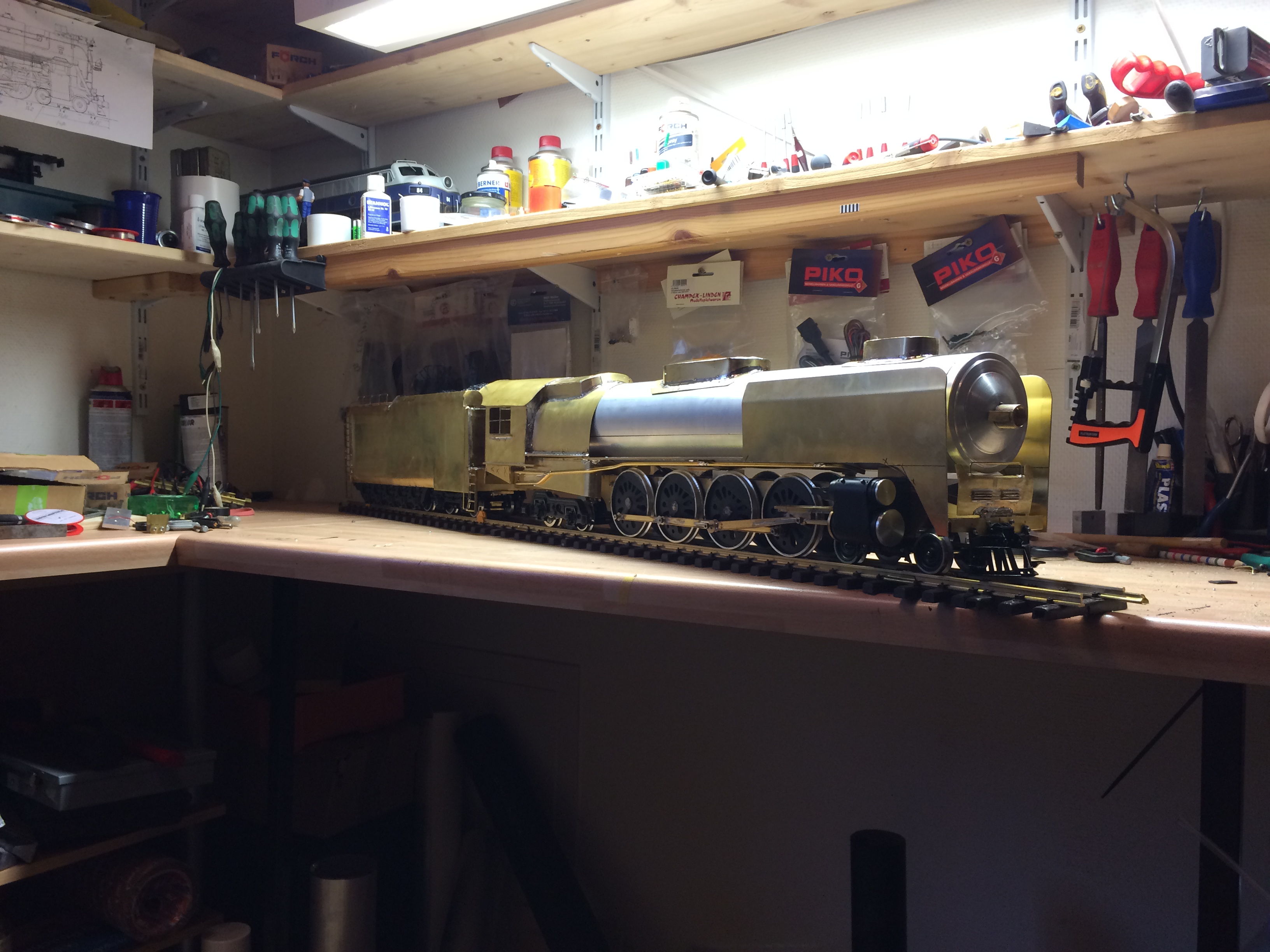 4-8-4 1:29 Brass - Kitbashing & Model Making - G Scale Train Forum.com